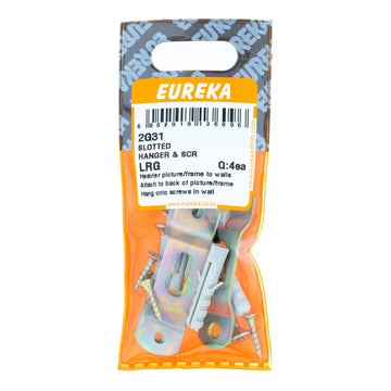 PICTURE HANGER RAISED SLOTTED Q:4 EUREKA Default Title