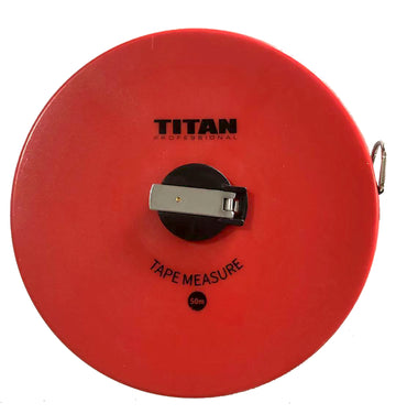 TAPE  MEASURE FIBREGLASS 30MX13MM TITAN Default Title