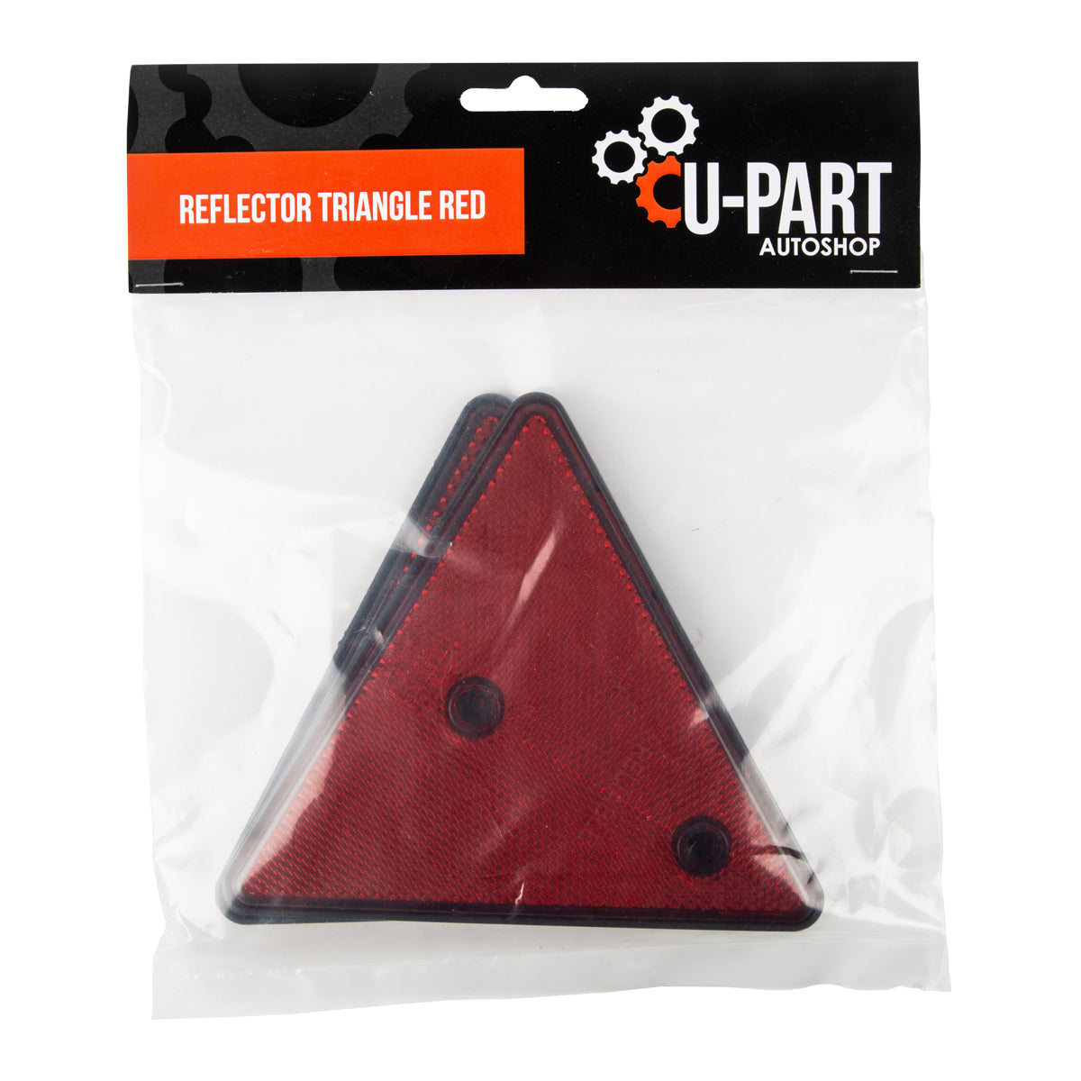 U-PART REFLECTOR TRIANGLE RED 150MM 2PAC – Hinterland