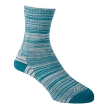 LADIES HIKING SOCK MID TEAL/GREY MELANGE HI-TEC