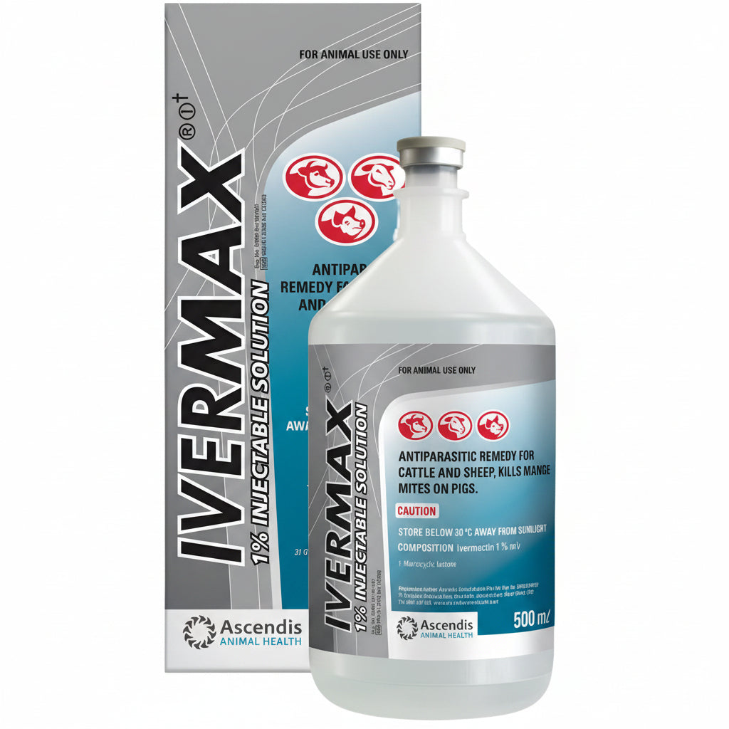 Invermex Injection IVERMAX 1% 500ML KYRON – Hinterland