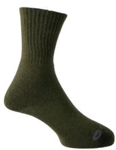 SOCK MENS WOOL TRAIL OLIVE  HI-TEC