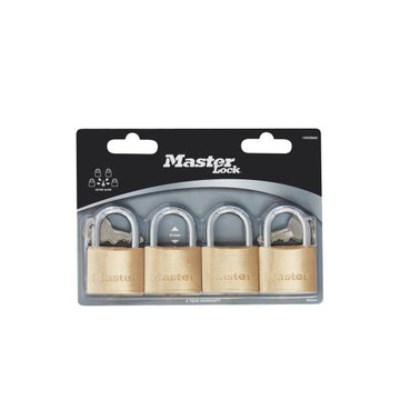 ECONOMY BRASS LOCK 40MM 4XKA MASTER