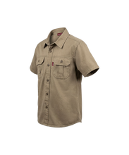 Kids Shirt Dassie Khaki, Salty Bushwear, Hinterland