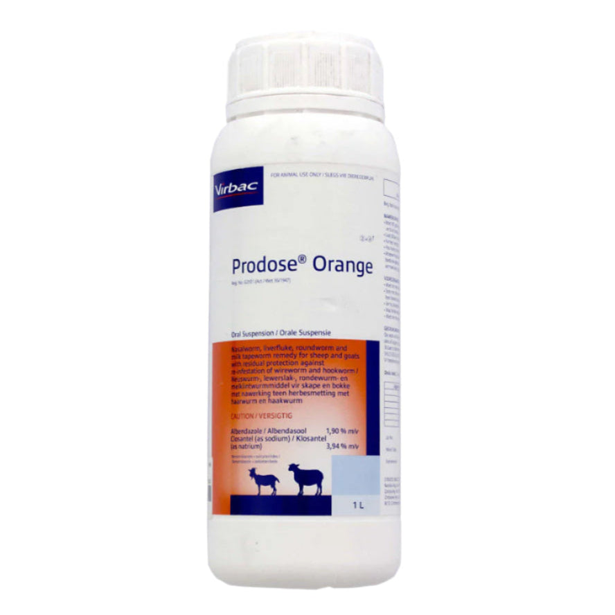 DOS PRODOSE ORANGE 1L VIRBAC – Hinterland