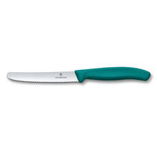 VICTORINOX STEAK KNIFE SERR KALE GREEN