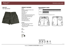 MEN SHORTS CARGO FATIGUE SALTY