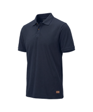 Men Golf Shirt Luangwa Stretch Ocean Navy, Salty Bushwear, Hinterland