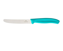 VICTORINOX STEAK KNIFE SERR TURQUOISE