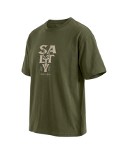 Men T-Shirt Kudu Olive, Salty Bushwear, Hinterland