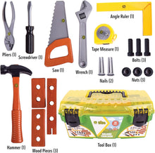 TOY TOOL BOX WITH TOOLS JOHN DEERE