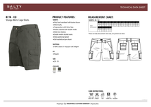 MEN SHORTS CARGO VIRUNGA DESERT KHAKI SALTY