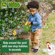 TOY LEAF BLOWER BUBBLE N FUN JOHN DEERE