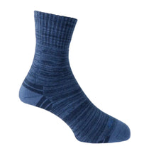SOCK MENS HIKING MID NAVY/DENIM HI-TEC