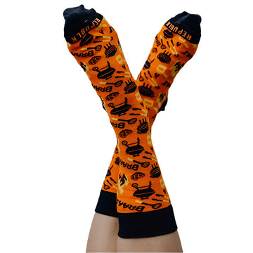 SOCK REPUBLK BRAAI ORANGE