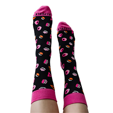 SOCK REPUBLK LIQUORICE