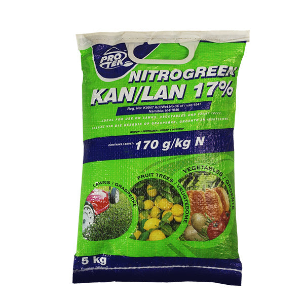 PROTEK FERTILISER NITROGREEN KAN/LAN 17% 5KG – Hinterland
