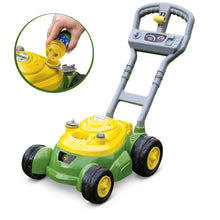 John Deere Bubble N Fun toy lawn mower, Hinterland