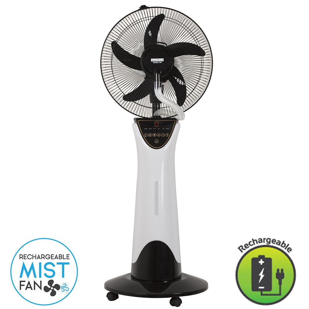 FAN MIST WITH LED EMERGENGY LIGHT RECHARGEABLE Hinterland