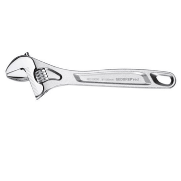 ADJUSTABLE WRENCH RED 10" GEDORE