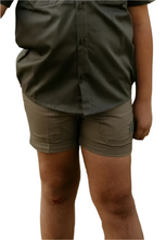 KIDS COTTON SHORTS GREEN BOSBOK