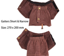 GAITER SHORT WIDE BROWN EXCELSIOR