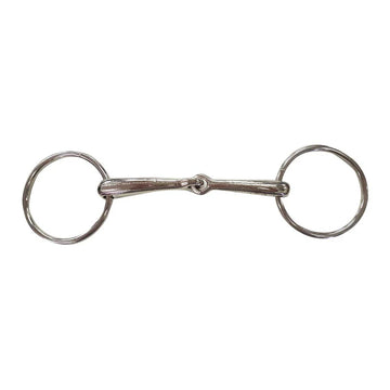 SNAFFLE NICKEL PLATED LOOSE RING SOLO