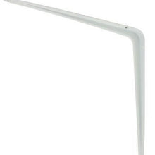 SHELF BRACKETS 100X125MM WHITE MACKIE