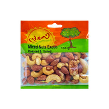 MIXED NUTS EXOTIC ROASTED & SALTED 100G EDEN