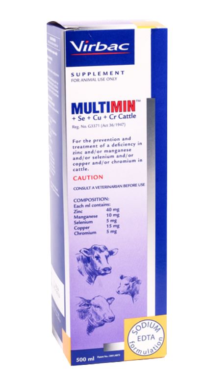 VIT MULTIMIN+SE+CU+CR 500ML VIRBAC – Hinterland