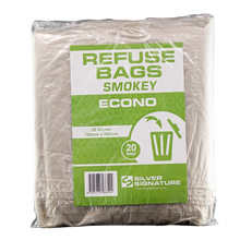 SILVER SIGNATURE REFUSE BAGS 35 MICRON HEAVY DUTY 750X950