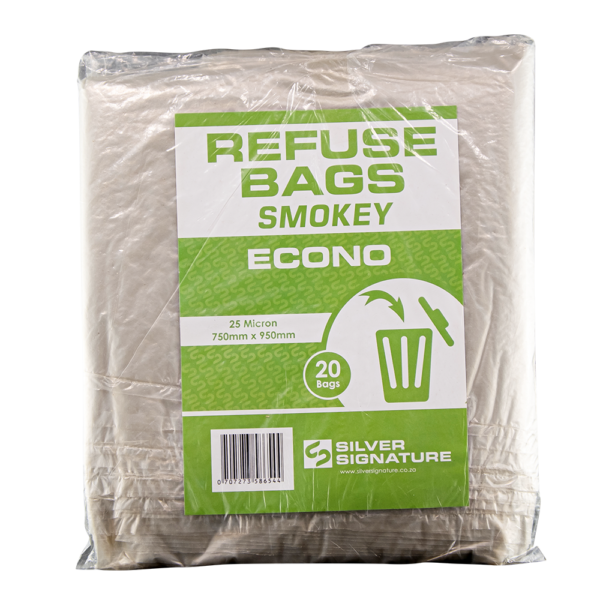 SILVER SIGNATURE REFUSE BAGS 35 MICRON HEAVY DUTY 750X950 – Hinterland