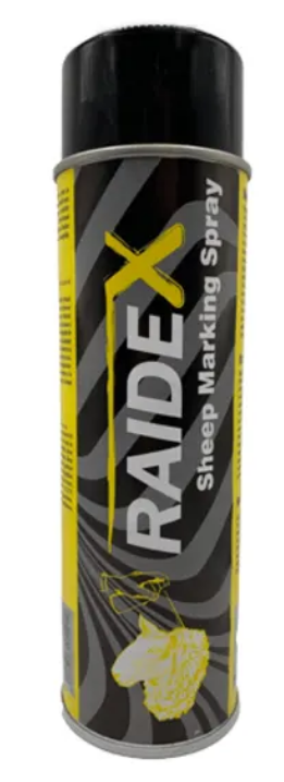 MARKING SPRAY SHEEP YELLOW 500ML RAIDEX – Hinterland