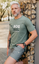 T-SHIRT OLIVE SPLIT BULL BOSBUL