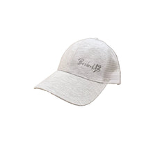 BOSBOK GRAY CAP WITH PONY TAIL SLIT
