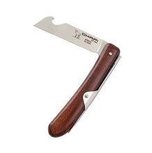 OKAPI BILTONG & BEER KNIFE - WOOD VENEER