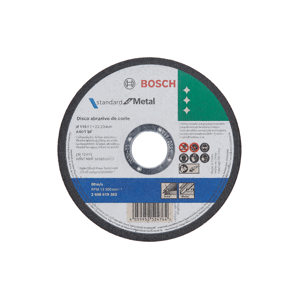 CUTTING DISC METAL A60 T BF 115X22X10 – Hinterland