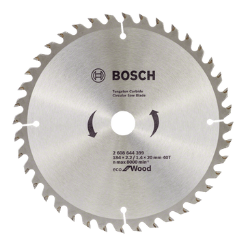 SAW BLADE ECO WOOD 184X20X22/1.4MM 40