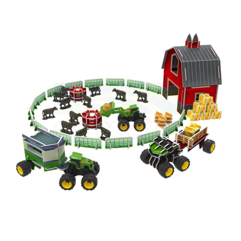 TOY BUILDABLE BARN PLAY SET JOHN DEERE – Hinterland
