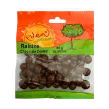 EDEN CHOCOLATE COATED RAISINS 250G