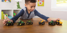 John Deere Monster Treads 3 inch vehicle, in play, John Deere, Hinterland