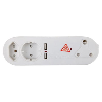 ADAPTOR 1X16A 1XSCHUKO 1X5A 2USB NEXUS