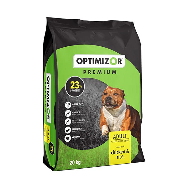 Optimizor Premium Adult with chicken and rice – Hinterland