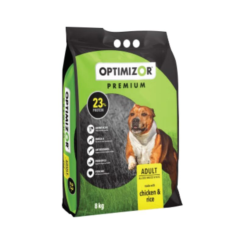 DOG FOOD CHICKEN & RICE 40KG OPTIMIZOR – Hinterland