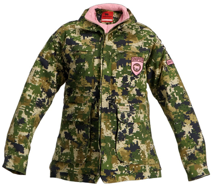 LADIES SNIPER JACKET PARKA PIXELATE – Hinterland