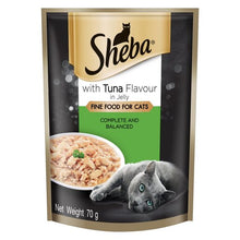 WHISKAS SHEBA CAT FOOD POUCH TUNA IN JELLY 70G