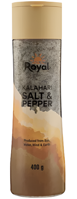 Royal Kalahari Salt & Pepper Mix 400g