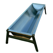 GALVANISED CATTLE WATER TROUGH 400L (2.4M) TAL-TEC