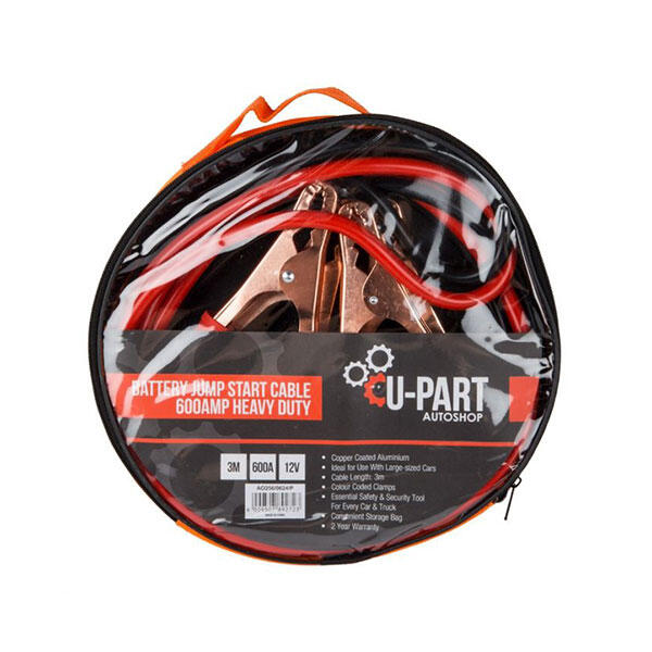 U-PART JUMPER CABLE H/DUTY 600AMP – Hinterland