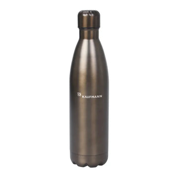 FLASK BOTTLE S/STEEL GREY 1L KAUFMANN